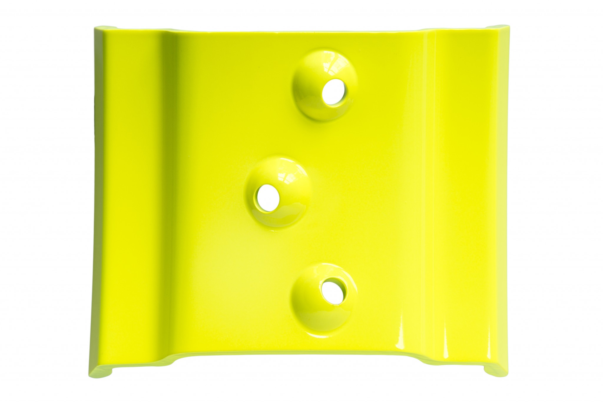 Fluo Yellow glossy wheel finish sample