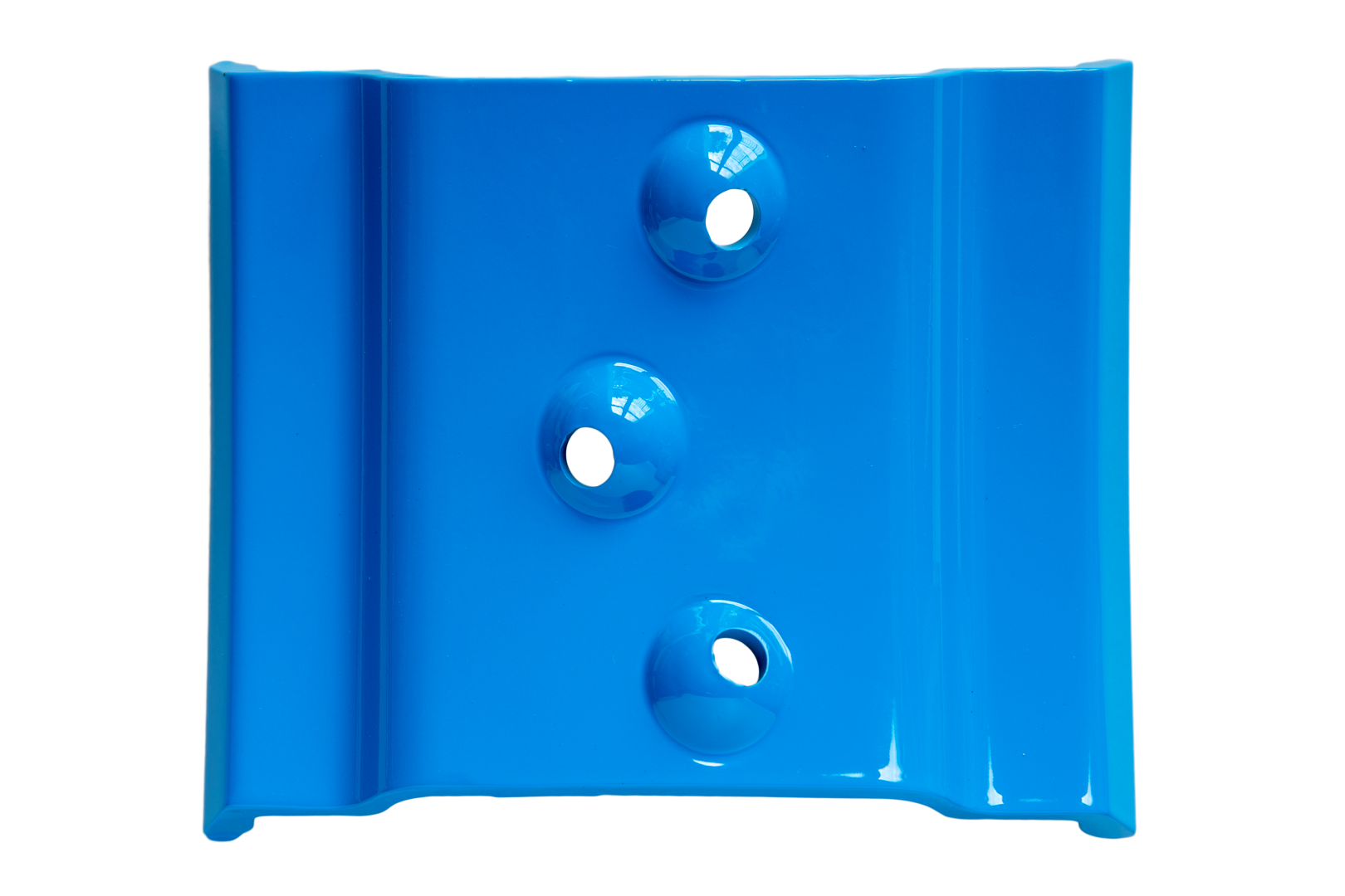 Fluo Blue glossy wheel finish sample