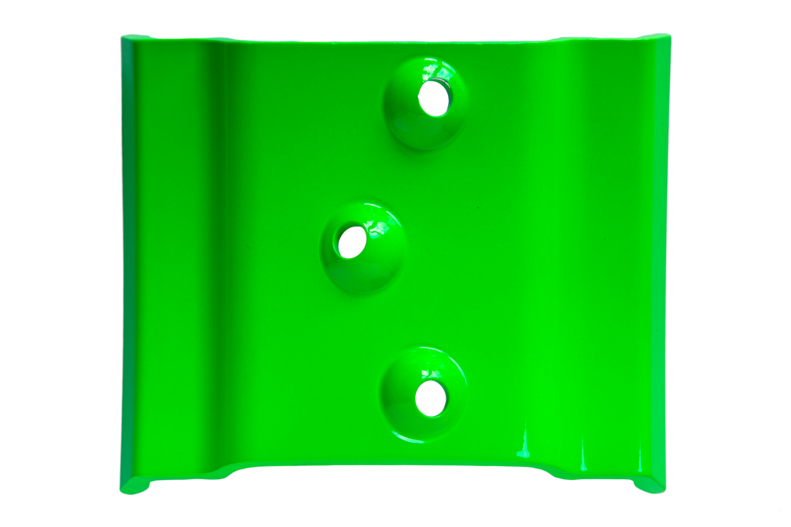 Fluo Green glossy wheel finish sample