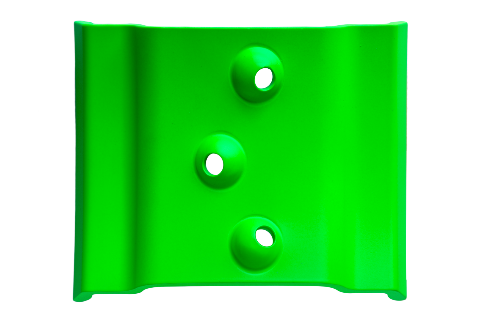 Fluo Green matte wheel finish sample