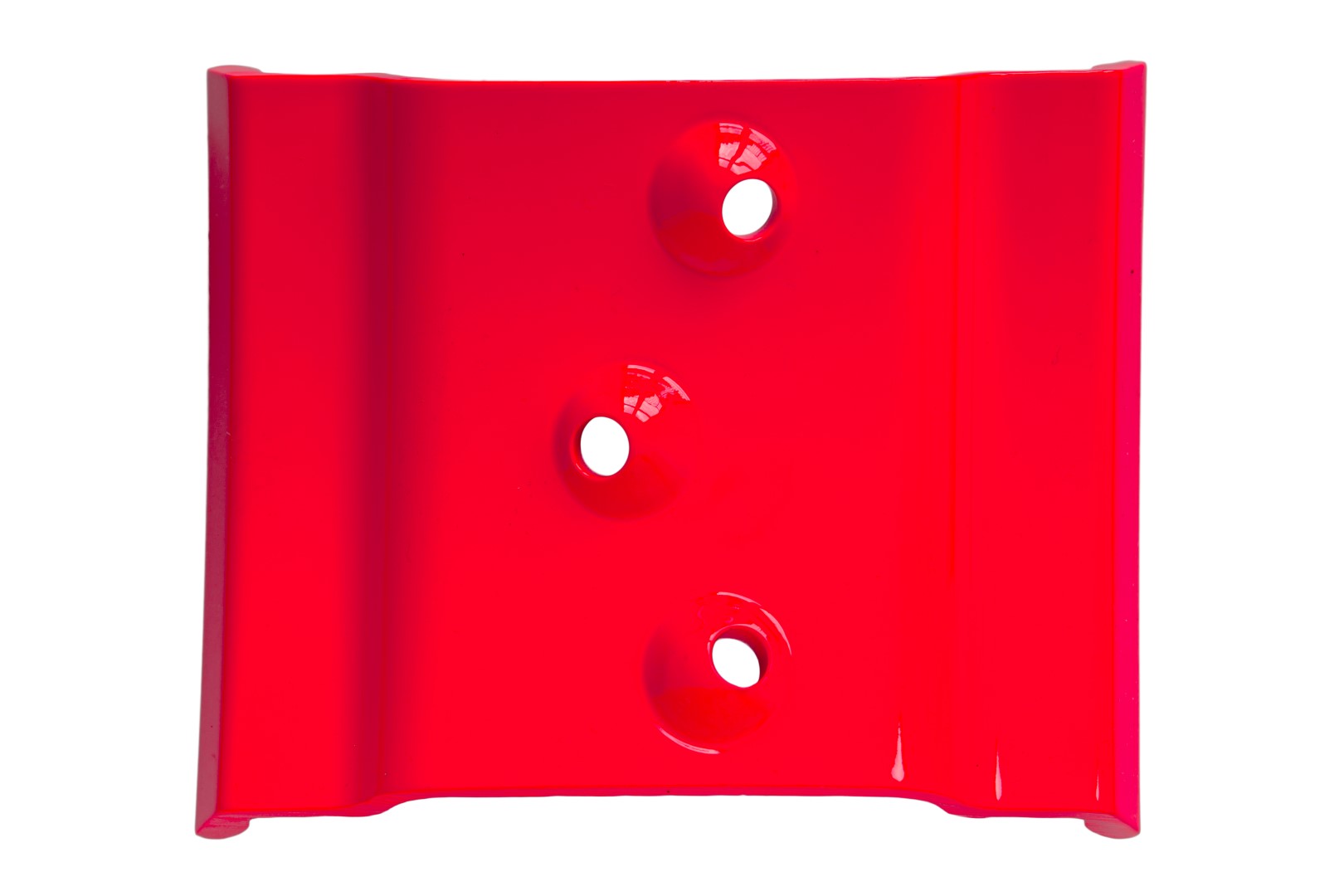 Fluo Red glossy wheel finish sample