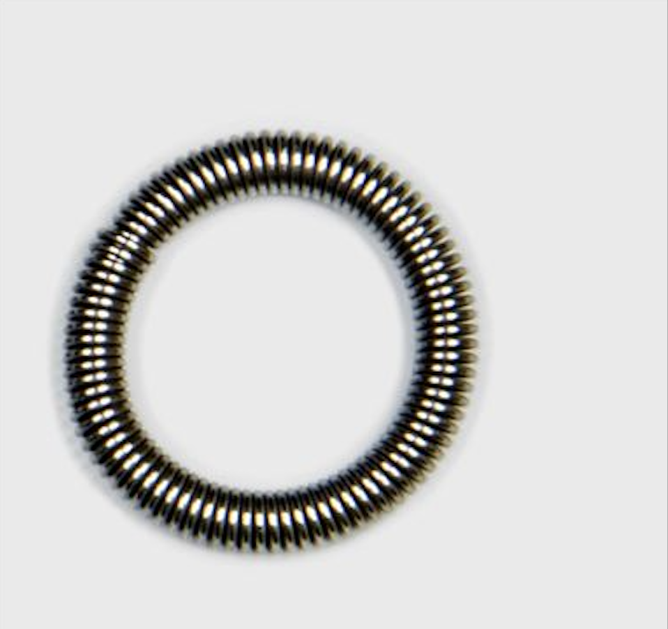 Retaining ring used in the Pisces spoke nipple assembly
