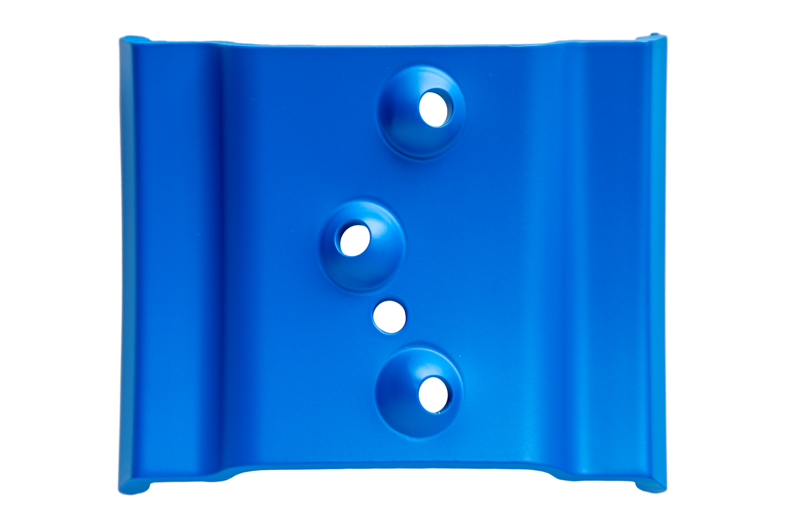 Signal Blue matte wheel finish sample
