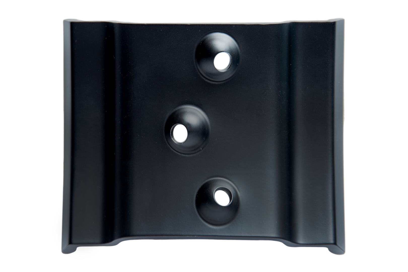 Black matte wheel finish sample