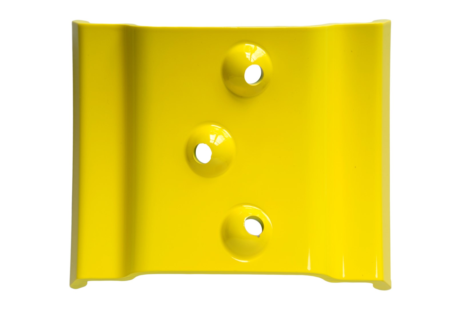 Yellow glossy wheel finish sample