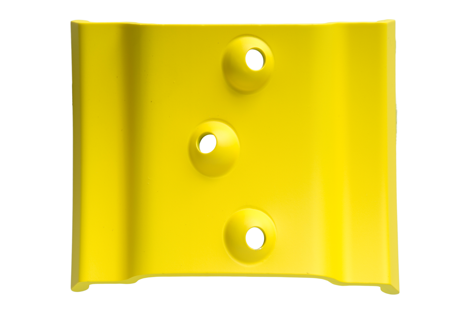 Yellow matte wheel finish sample