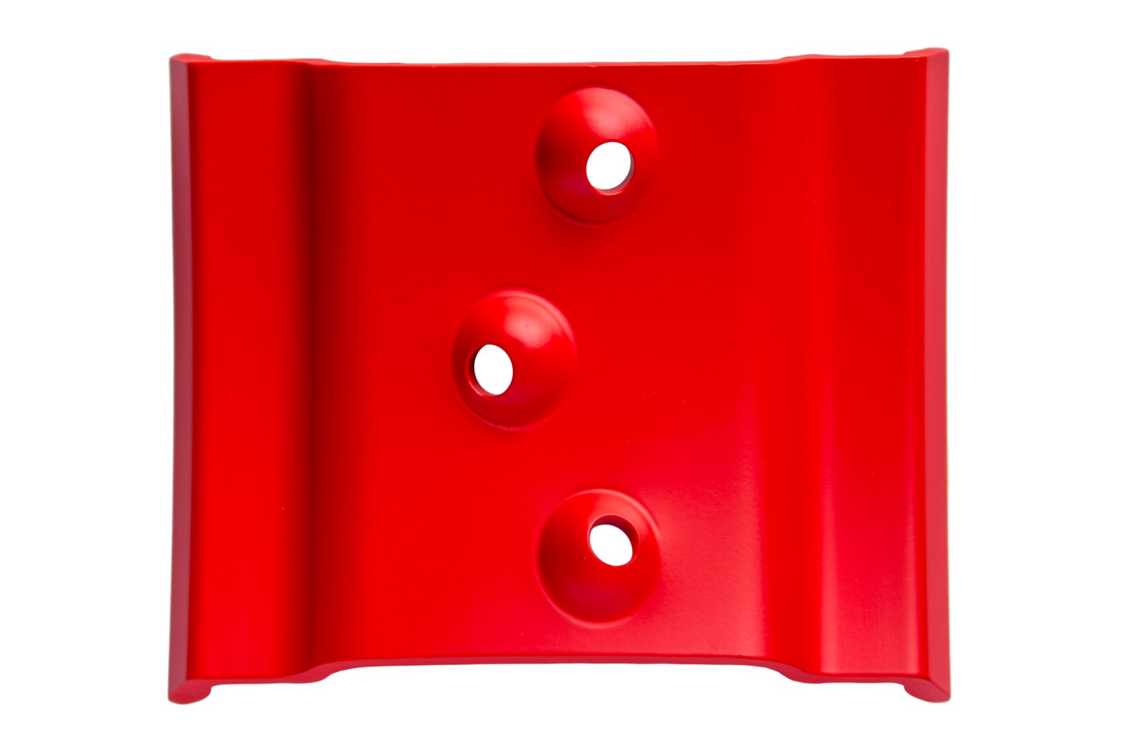 Red matte wheel finish sample
