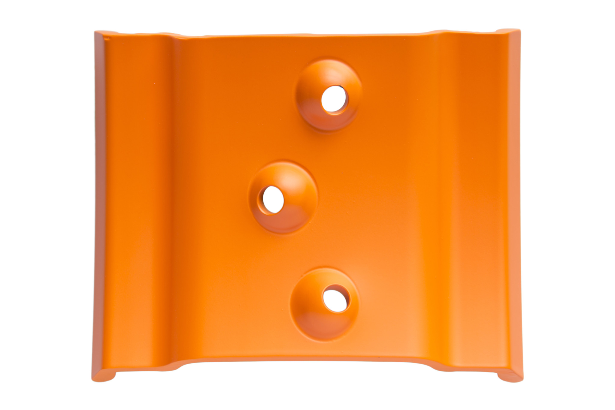 Orange matte wheel finish sample
